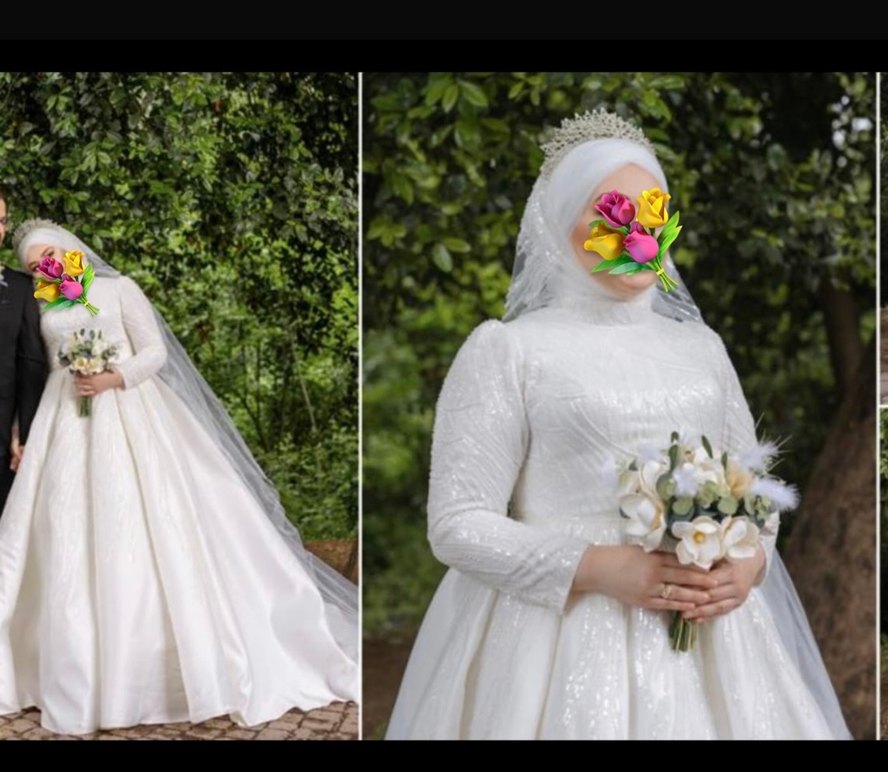 Özel Dikimdir.2024 yılında bir kere düğünde giyildi - Görsel 2