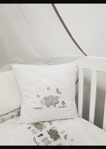 6 ay kullanıldı.Mdf bebek beşiği - Görsel 3