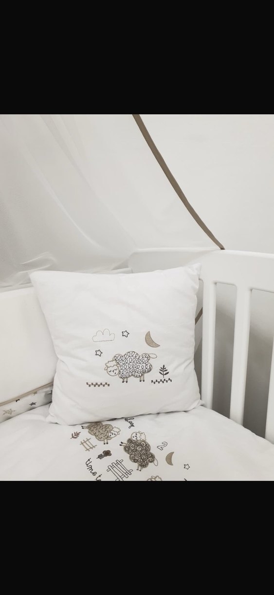 6 ay kullanıldı.Mdf bebek beşiği - Görsel 3