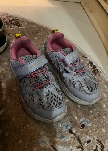 Kız Çocuk Gri Bağcıksız Spor Ayakkabı - Görsel 2