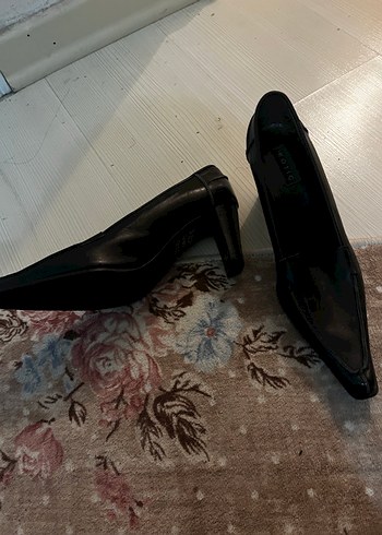 Hotiç marka Tokalı Siyah Stiletto Kadın Klasik Ayakkabı - Görsel 2