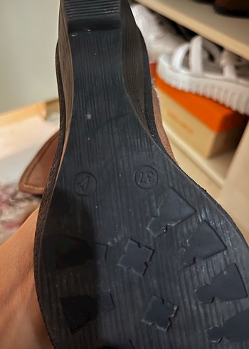 Mavi Gri Platform Topuklu Kadın Spor Ayakkabı - Görsel 3