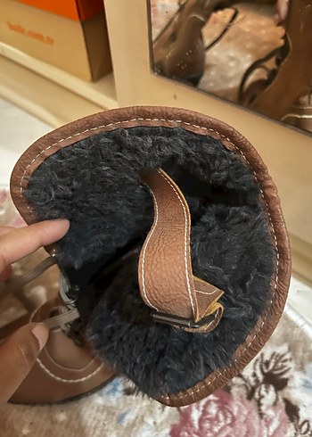 Mavi Gri Platform Topuklu Kadın Spor Ayakkabı - Görsel 4