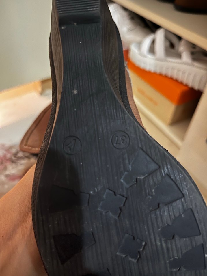 Mavi Gri Platform Topuklu Kadın Spor Ayakkabı - Görsel 3