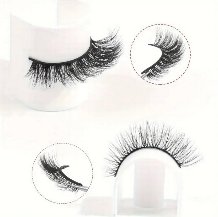 Işıltılı Takma Kirpik - Görsel 4