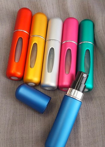 Renkli Kadın Parfüm Şişesi - Görsel 3