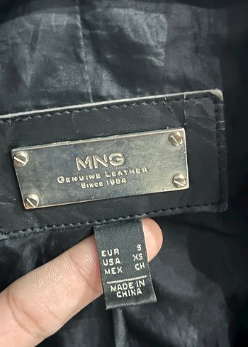 Kadın Siyah Deri Biker Ceket - Görsel 3