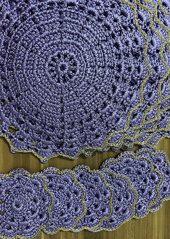 Nurgül el işi Bohem Dekoratif Amerikan Servis - Görsel 4