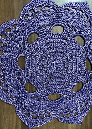 örgü El Yapımı Mor Bohem supla yeni - Görsel 2