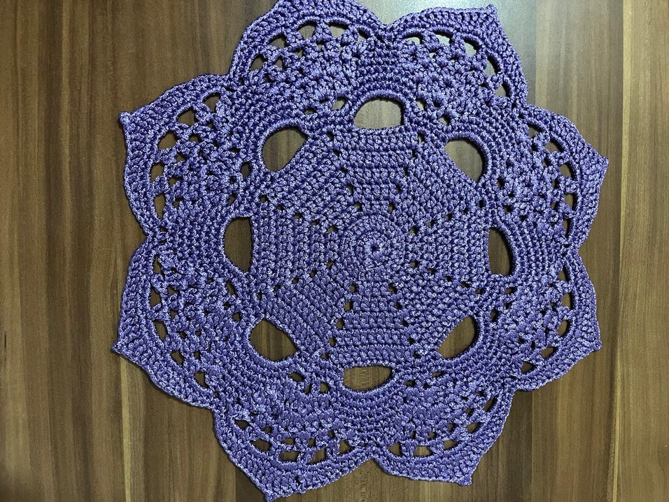 örgü El Yapımı Mor Bohem supla yeni - Görsel 2