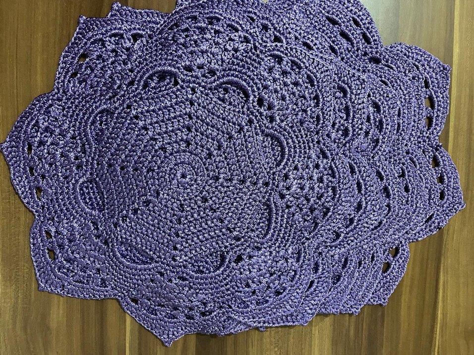 örgü El Yapımı Mor Bohem supla yeni - Görsel 4