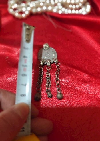 vintage otantik alpaka Osmanlı Kolye Ucu - Görsel 3