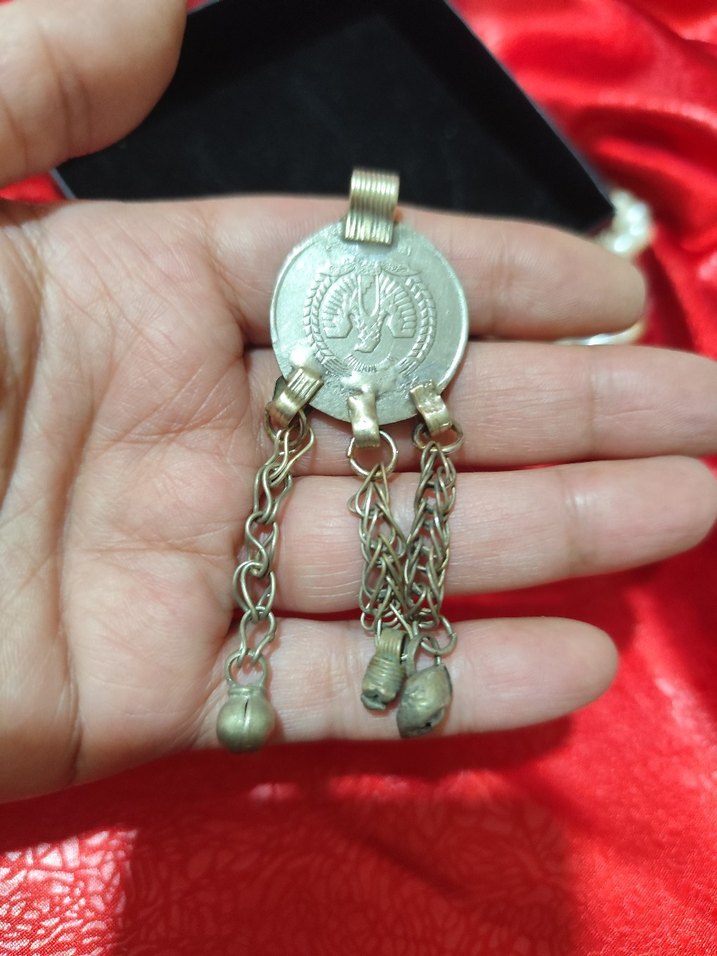 vintage otantik alpaka Osmanlı Kolye Ucu - Görsel 4