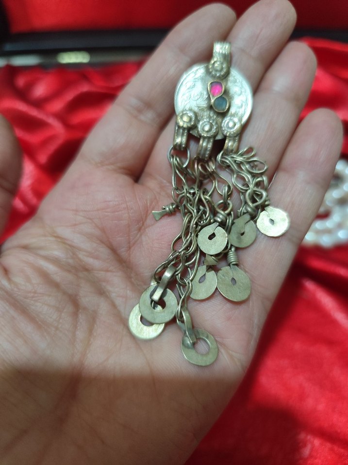 vintage otantik Osmanlı gümüşü alpaka - Görsel 4