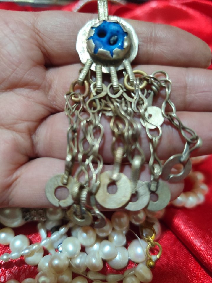 vintage otantik alpaka el işçiliği - Görsel 2