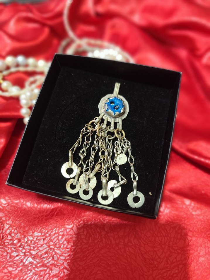 vintage otantik alpaka el işçiliği - Görsel 3