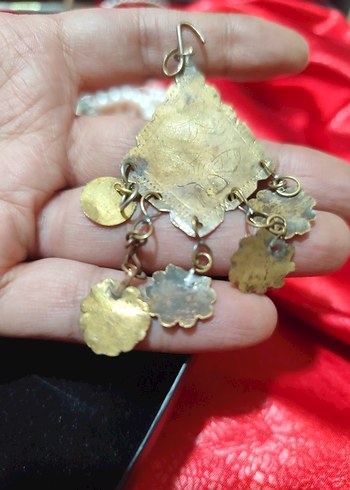 vintage otantik alpaka Osmanlı el işçiliği - Görsel 2