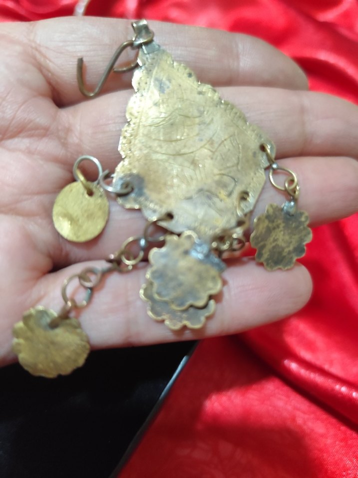 vintage otantik alpaka Osmanlı el işçiliği - Görsel 3