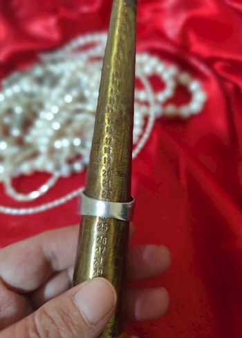 vintage 925 ayar Firuze taşlı erkek yüzüğü - Görsel 3