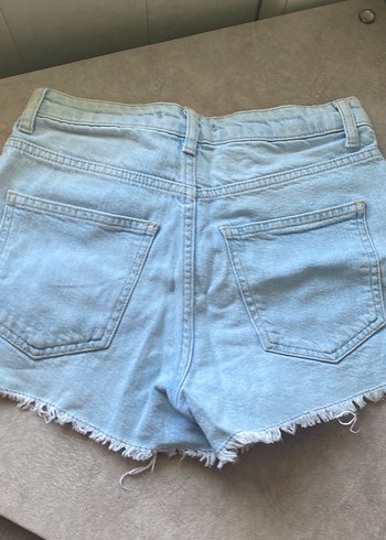 Defacto Kadın Mavi Mini Denim Şort Loose Fit