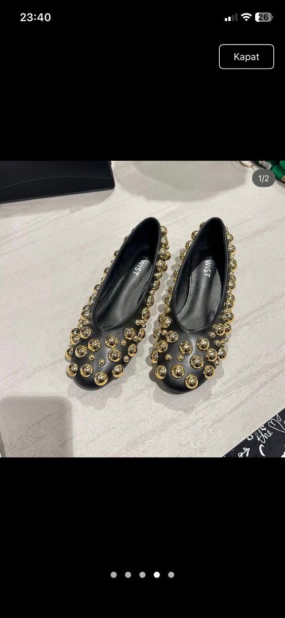 TWİST zımbalı babet - Görsel 4