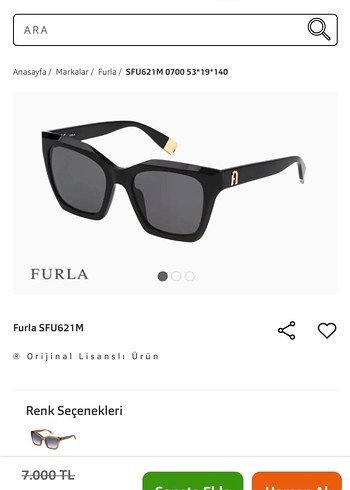 Furla Gözlük - Görsel 4