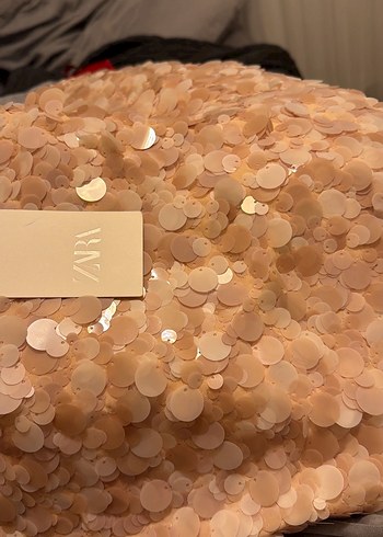 Zara pembe pullu etek - Görsel 2