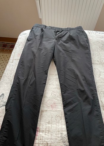 Mango Slim fit erkek pantolon lacivert - Görsel 3