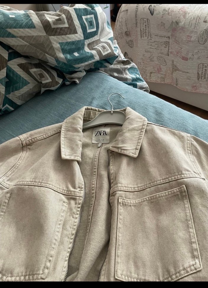 Zara hafif crop ceket yeni - Görsel 2