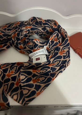 Beden kahverengi Renk Yargıcı Kahverengi Desenli Şal