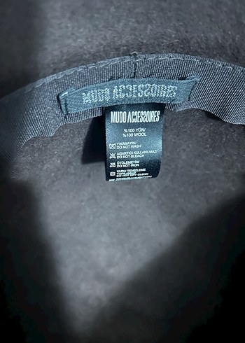 Fiyonklu Acı Kahve%100  Yün Kadın Şapka - Görsel 6