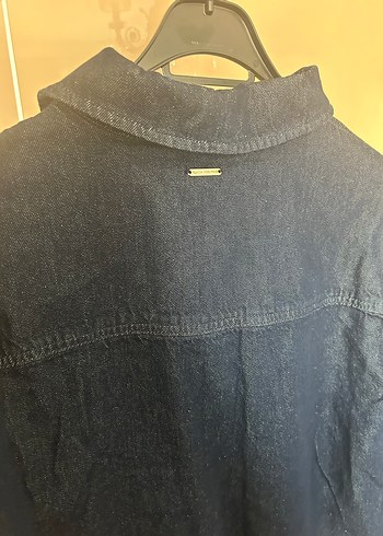 Yargıcı Kadın Lacivert Denim Gömlek Ceket - Görsel 3