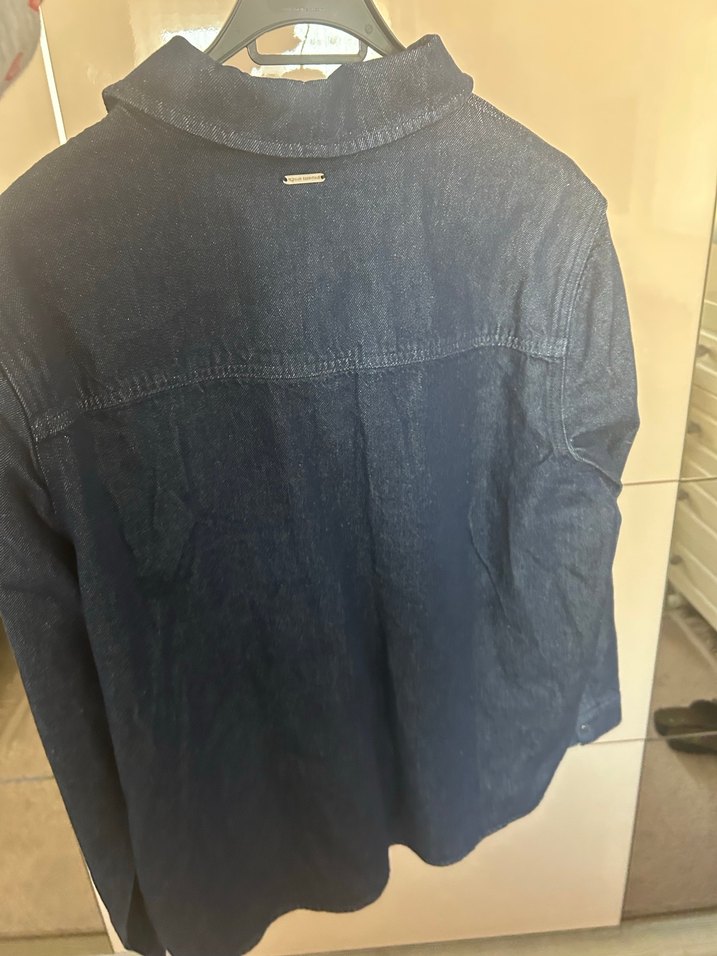 Yargıcı Kadın Lacivert Denim Gömlek Ceket - Görsel 4
