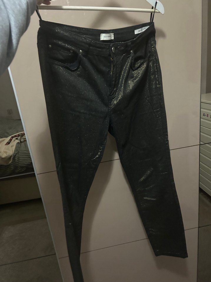 Yargıcı Siyah Sim Baskılı Pantolon - Görsel 2