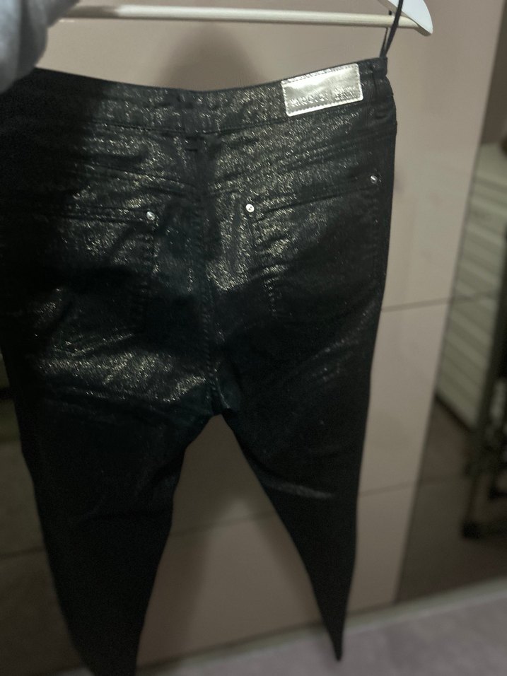 Yargıcı Siyah Sim Baskılı Pantolon - Görsel 5