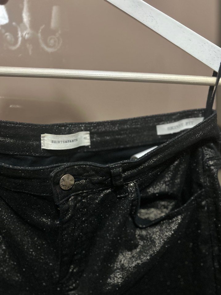 Yargıcı Siyah Sim Baskılı Pantolon - Görsel 3