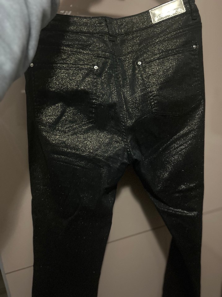 Yargıcı Siyah Sim Baskılı Pantolon - Görsel 4