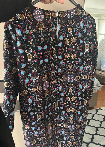 Mango Desenli Düz Kesim Elbise - Görsel 2