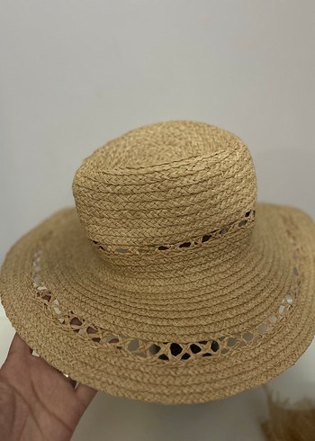 Yargıcı Zincir Detaylı Hasır Şapka - Görsel 4