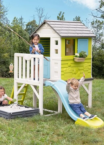 Smoby 7600810801 - Kare Oyun Evi - 70 cm Yüksekliğinde Platforml - Görsel 7