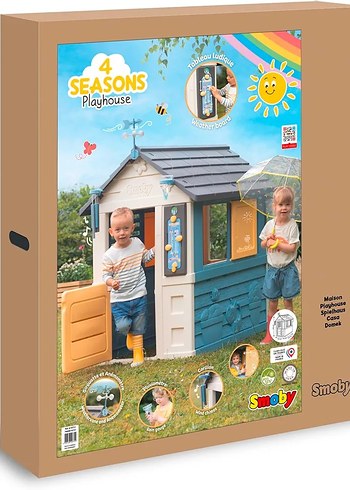 Smoby 7600810731-4 Mevsim Oyun Evi - Farklı mevsimleri temsil ed - Görsel 7