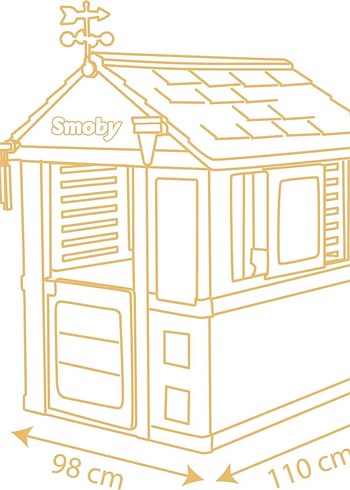 Smoby 7600810731-4 Mevsim Oyun Evi - Farklı mevsimleri temsil ed - Görsel 6