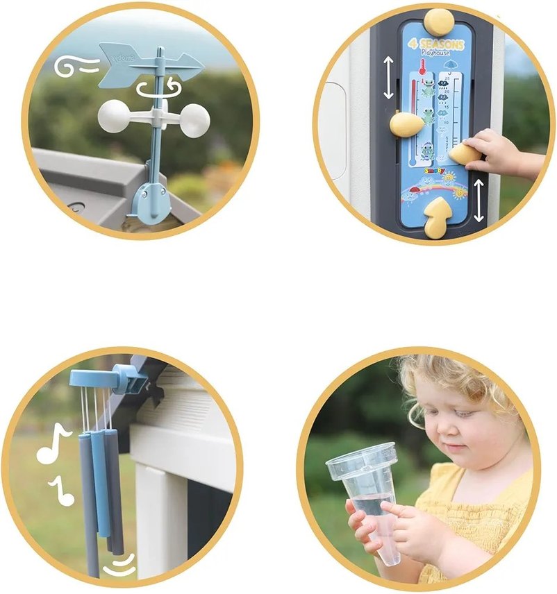 Smoby 7600810731-4 Mevsim Oyun Evi - Farklı mevsimleri temsil ed - Görsel 3