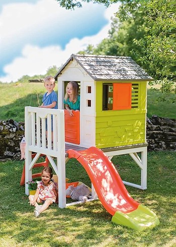 Smoby Çocuk Oyun Evi 7600810800  (Yüksek Ayaklı ve Kaydıraklı) | - Görsel 4