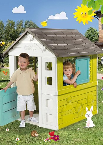 Smoby 7600810723 - Şirin Oyun Evi - Sağlam ve Renkli Oyun Evi, - Görsel 5
