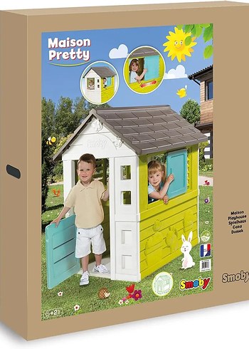 Smoby 7600810723 - Şirin Oyun Evi - Sağlam ve Renkli Oyun Evi, - Görsel 6