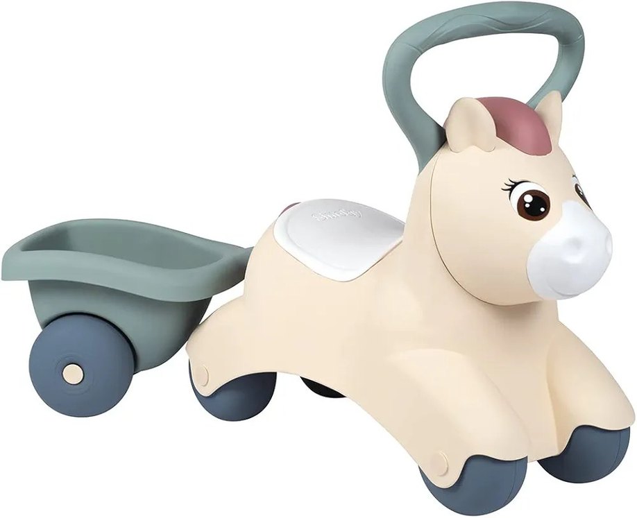 Smoby 7600140502 - Küçük Smoby Bebek Pony Binilebilir Araba - - Görsel 2