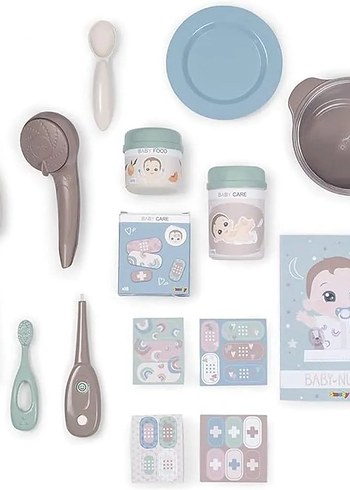 Smoby, 220376, Baby  Büyük Bebek Oyun Merkezi, 3'ü 1 Arada Set: - Görsel 4