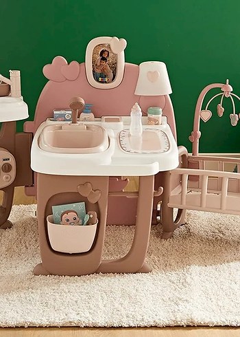 Smoby, 220376, Baby  Büyük Bebek Oyun Merkezi, 3'ü 1 Arada Set: - Görsel 13