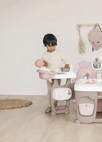 Smoby, 220376, Baby  Büyük Bebek Oyun Merkezi, 3'ü 1 Arada Set: - Görsel 5